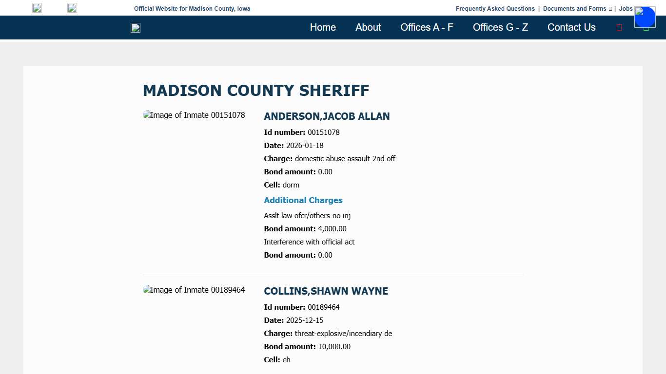 Sheriff's Office Madison County, Iowa 2 - Madison County Iowa